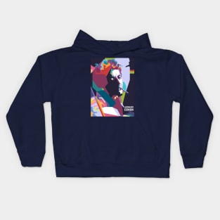 Abstract Cohen in WPAP Popart Kids Hoodie